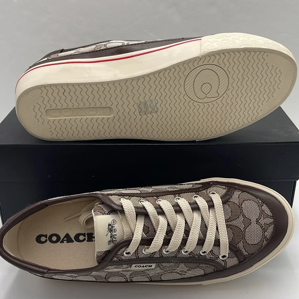 Coach Men's CITYSOLE PLATFORM Sneakers 
OAK/SADDLE
C5931 QGB 10011275JAX - Picture 3 of 16